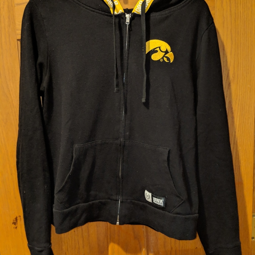 Pink Embellished Iowa Hawkeyes Hoodie
